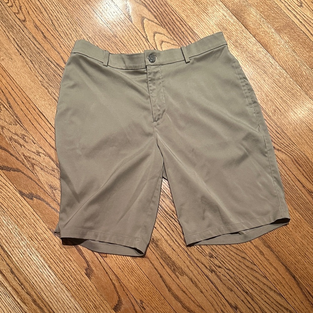 Nike Men's Khaki Flat Front Shorts